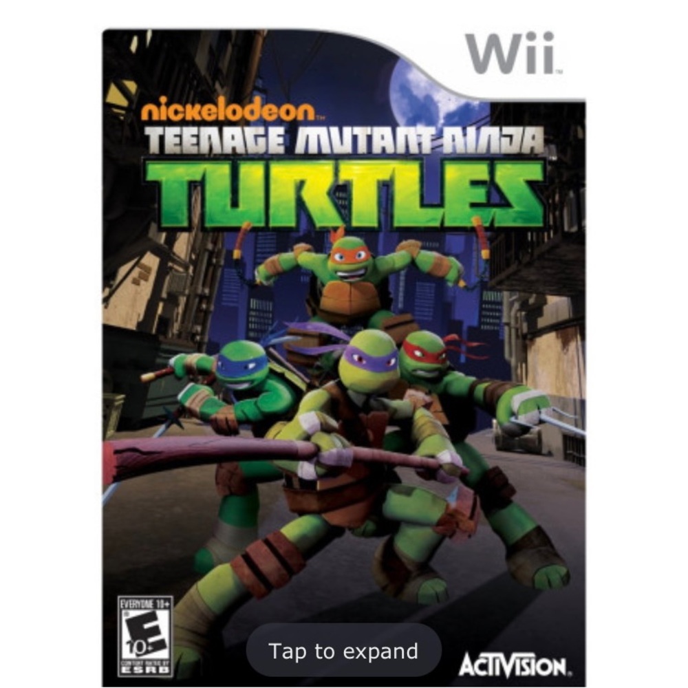 TEENAGE MUTANT NINJA TURTLES - NINTENDO WII GAME